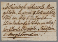 L 01394
<br/>
Label met opschrift
<br/>
<em>Escher von der Linth, Johannes Conrad (1767-1823)</em>